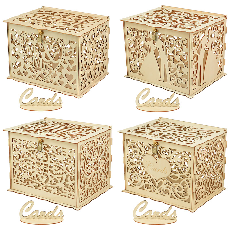 30X24X21cm DIY Wedding Gift Ca - огляд і ціна Card Index Box
