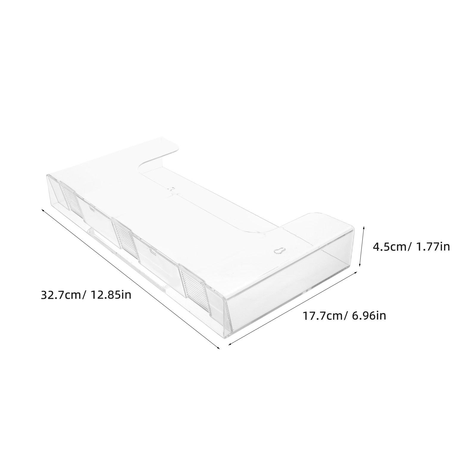 2Pcs Wall File Holder Acrylic  - огляд і ціна Magazine Holder Rack