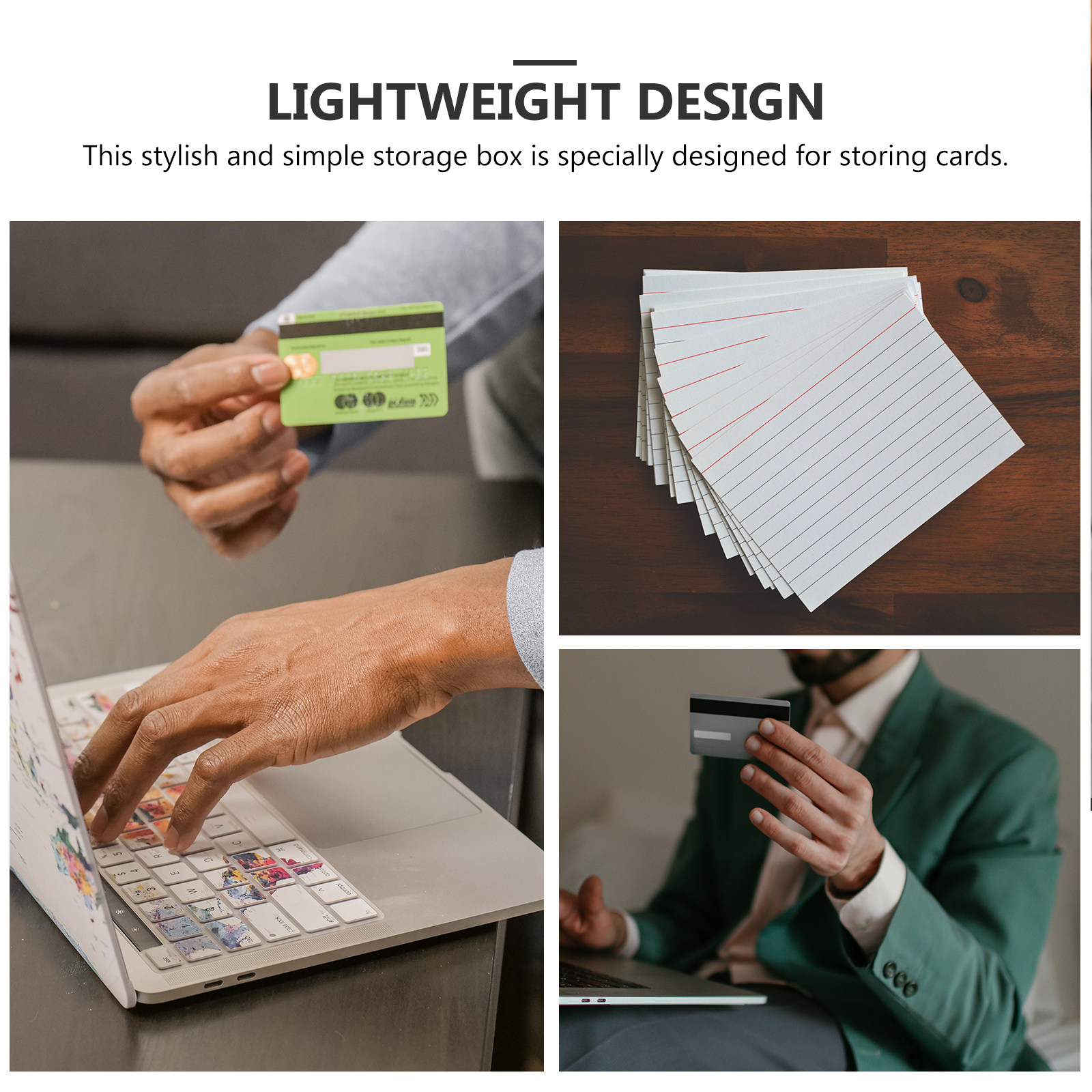 4Pcs Plastic Index Card File B - огляд і ціна Card Index Box