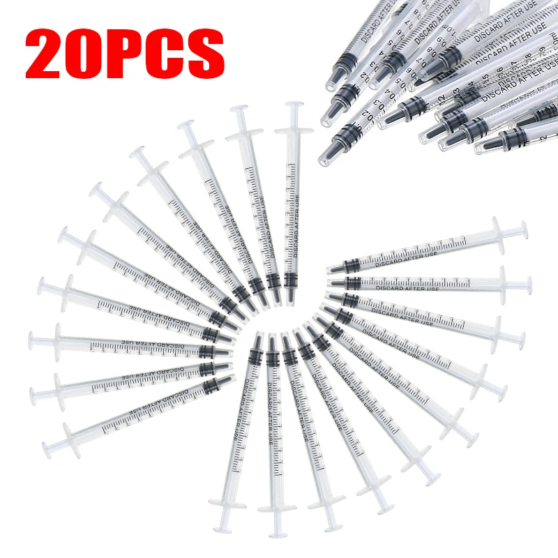 20PCS Lab Dedicated 1ml Plasti - огляд і ціна Gel Refill Pack