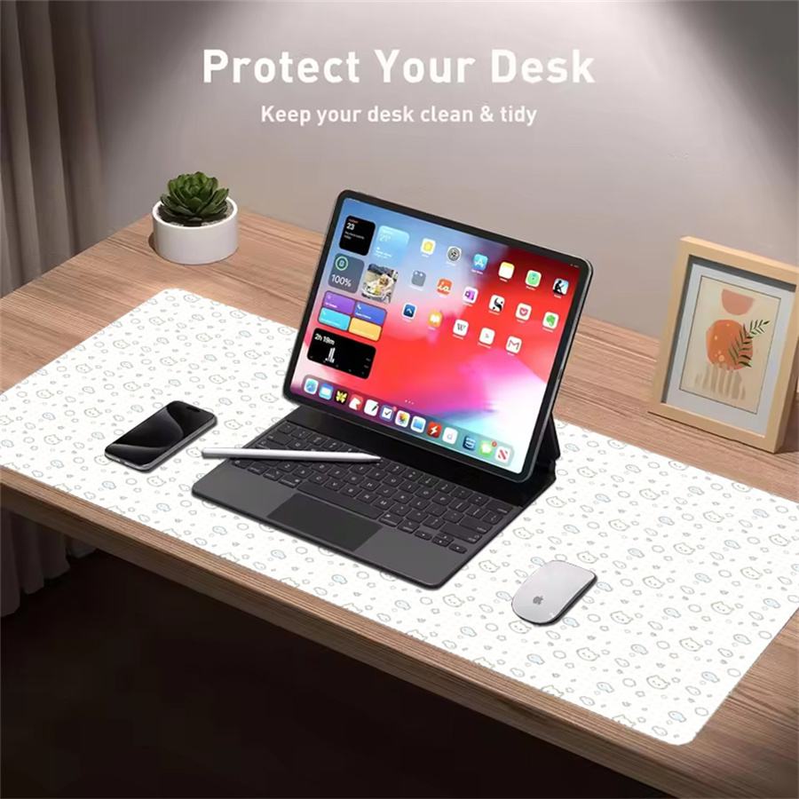 Cute Leather Desk Mat Tableclo - огляд і ціна Leather Desk Pad