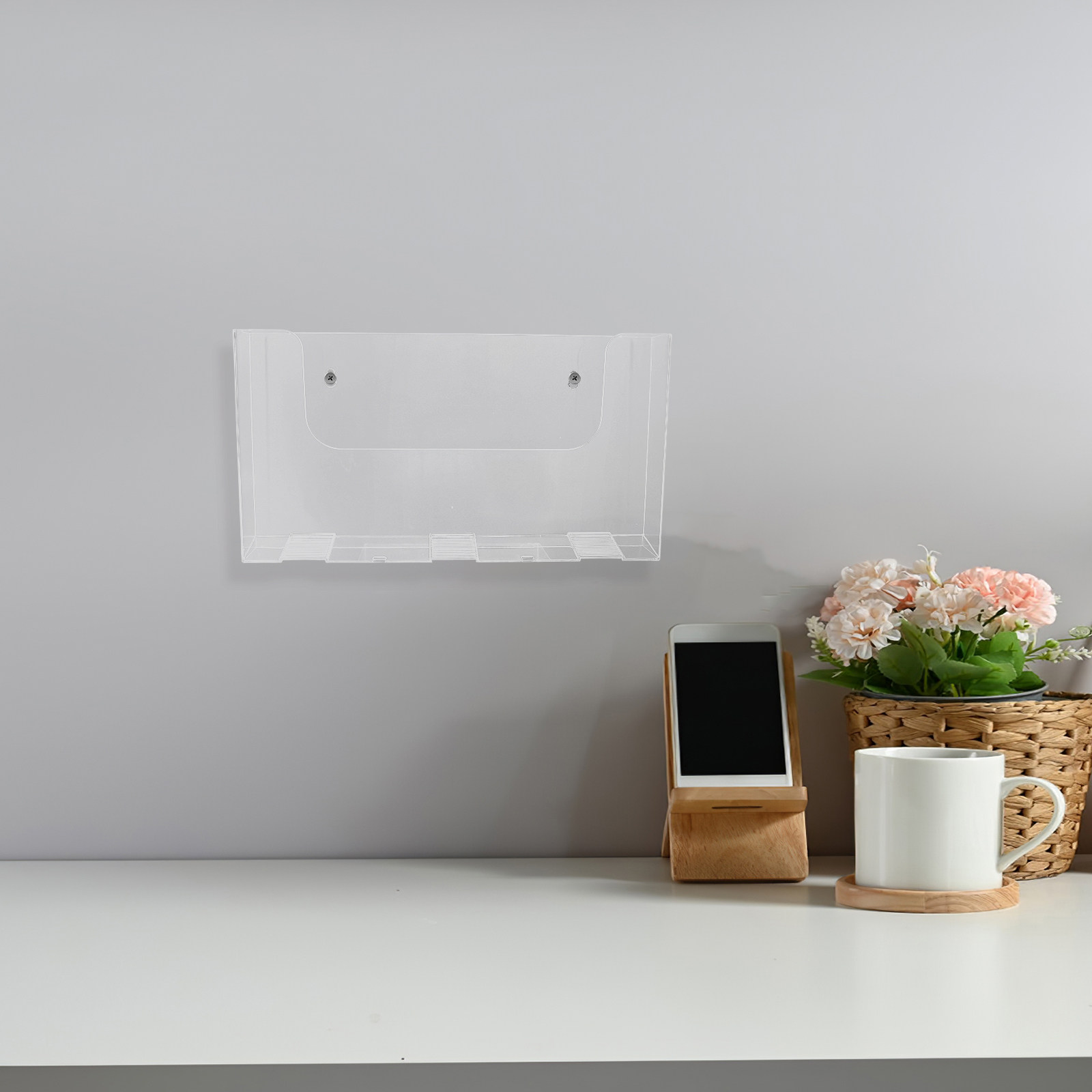 2Pcs Wall Mounted Magazine Hol - огляд і ціна Magazine Holder Rack