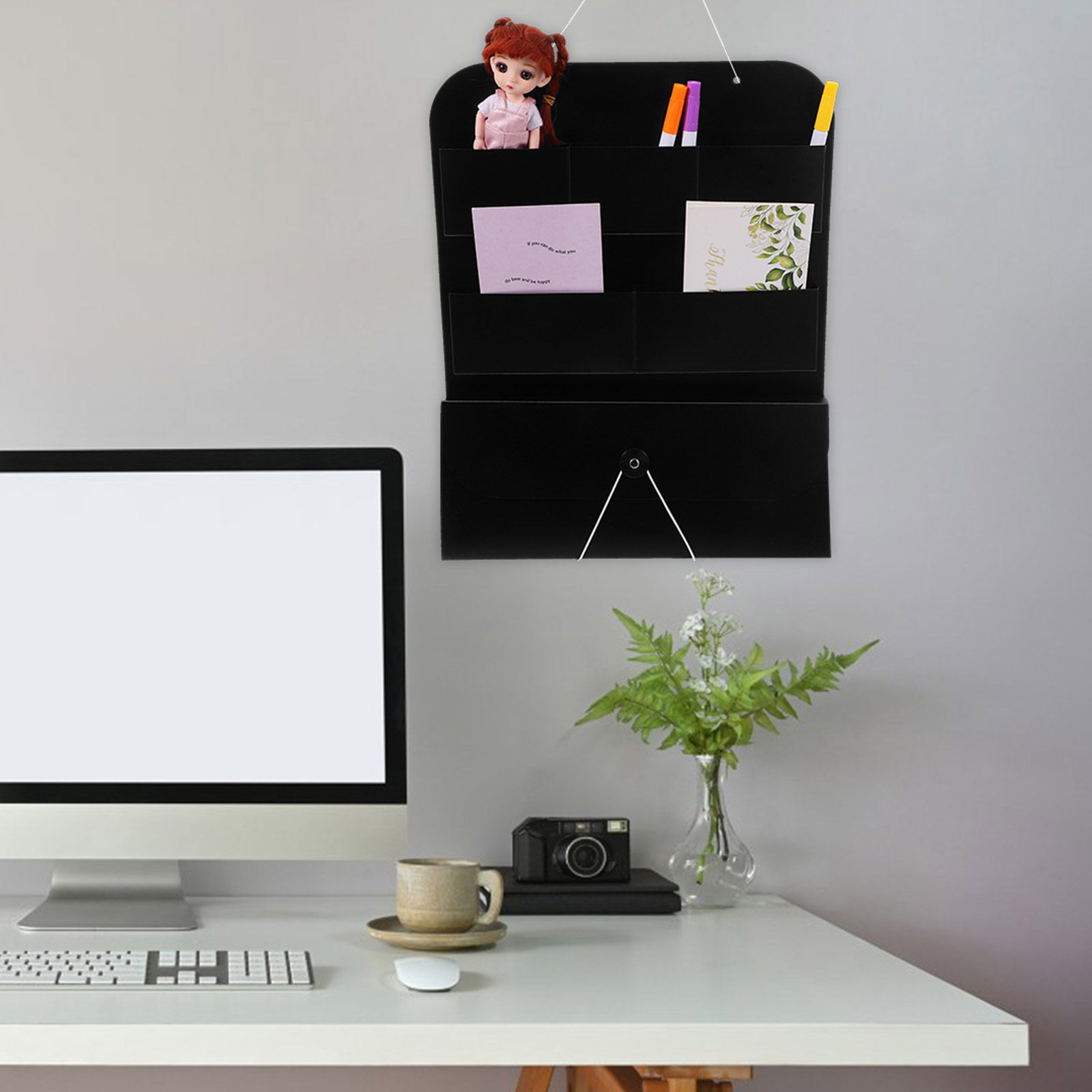 Hanging Wall File Organizer PP - огляд і ціна Magazine Holder Rack